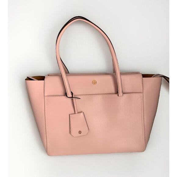 New Tory Burch Blush Pink Parker Large Tote Bag Shoulder Purse Handbag - Picture 16 of 16